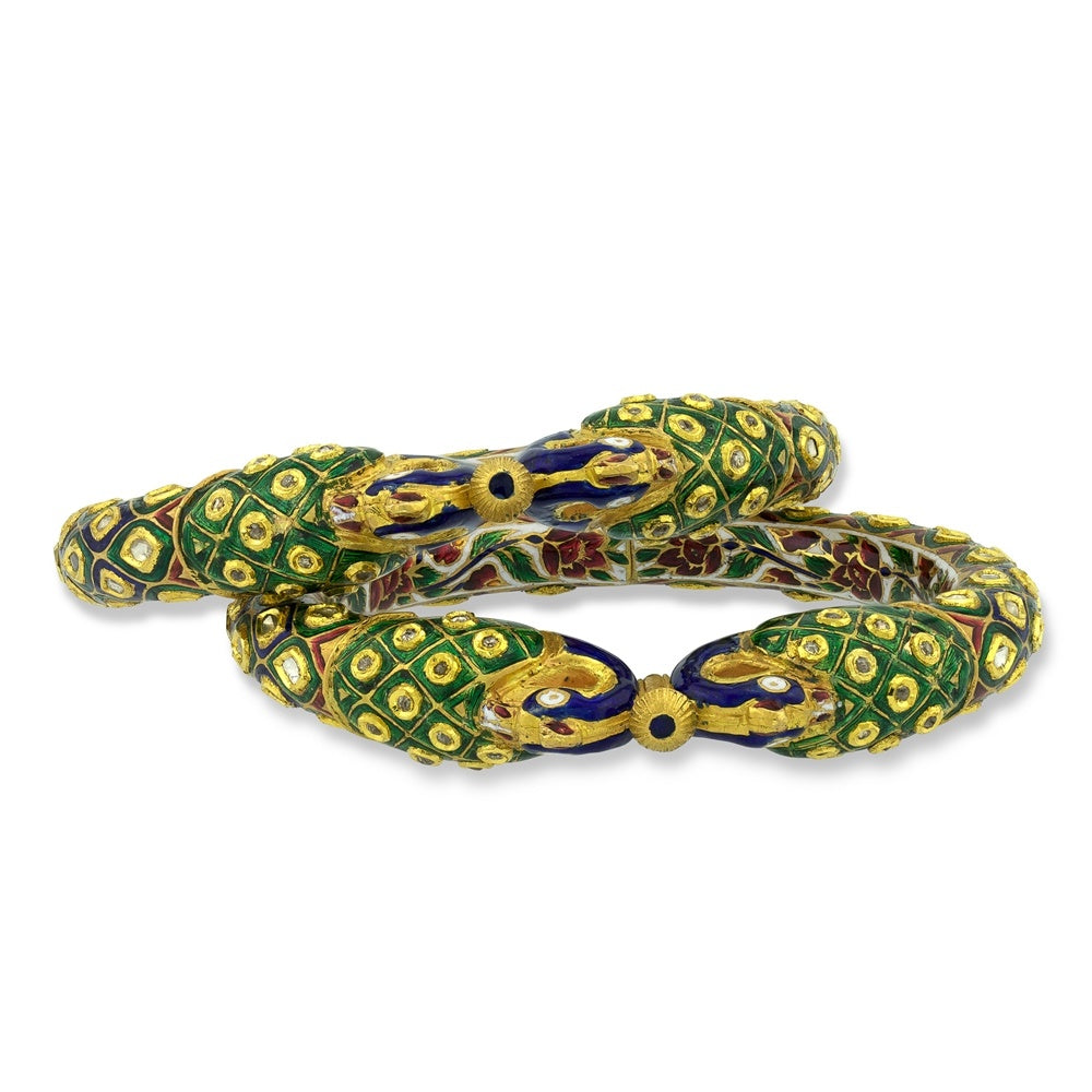 The Mayura Bangle Pair Devam