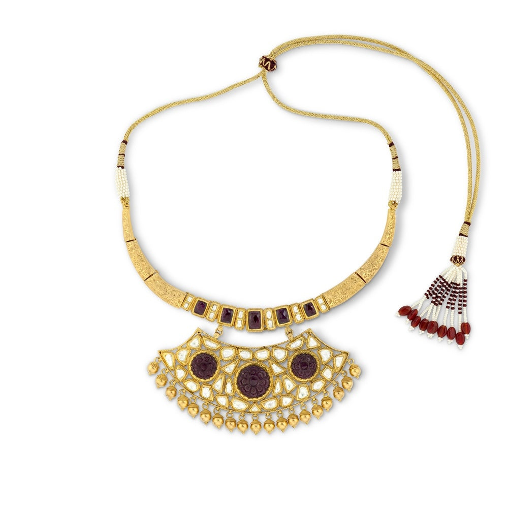 Tribal Ruby Choker Set Devam