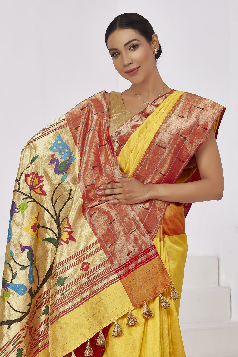 Radiant in Yellow & Orange Devam