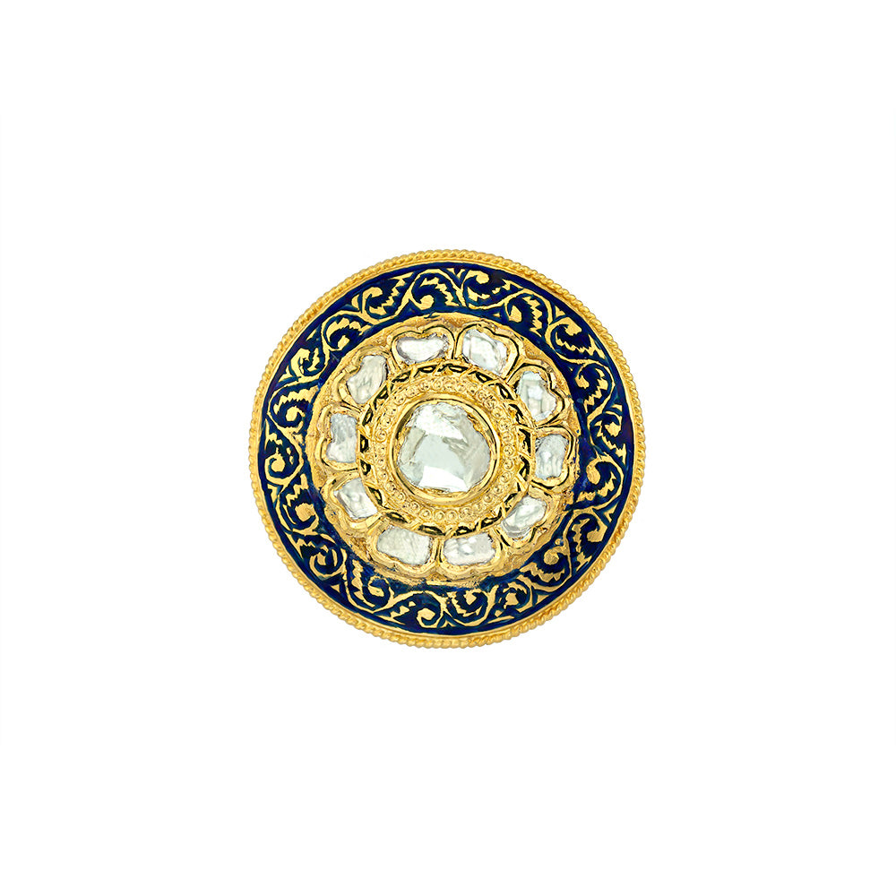 Kundan Meenakari Borla Devam