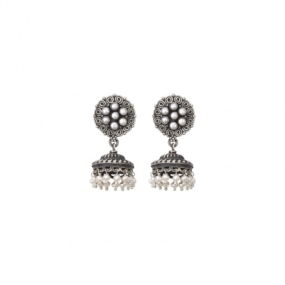 Sterling Silver Earrings with Gorgeous Design Devam
