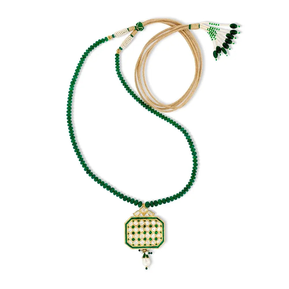 Emerald Mosaic Necklace Devam