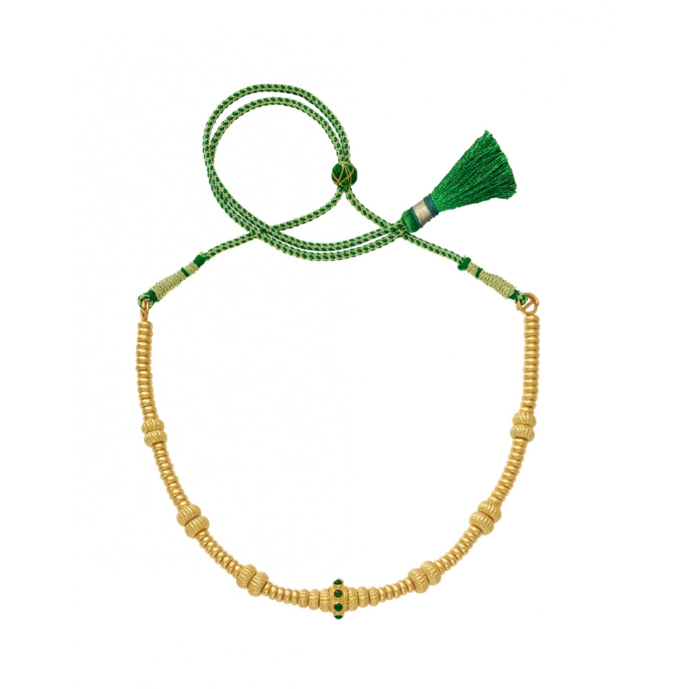 22k Handcrafted Yellow Gold Necklace Devam