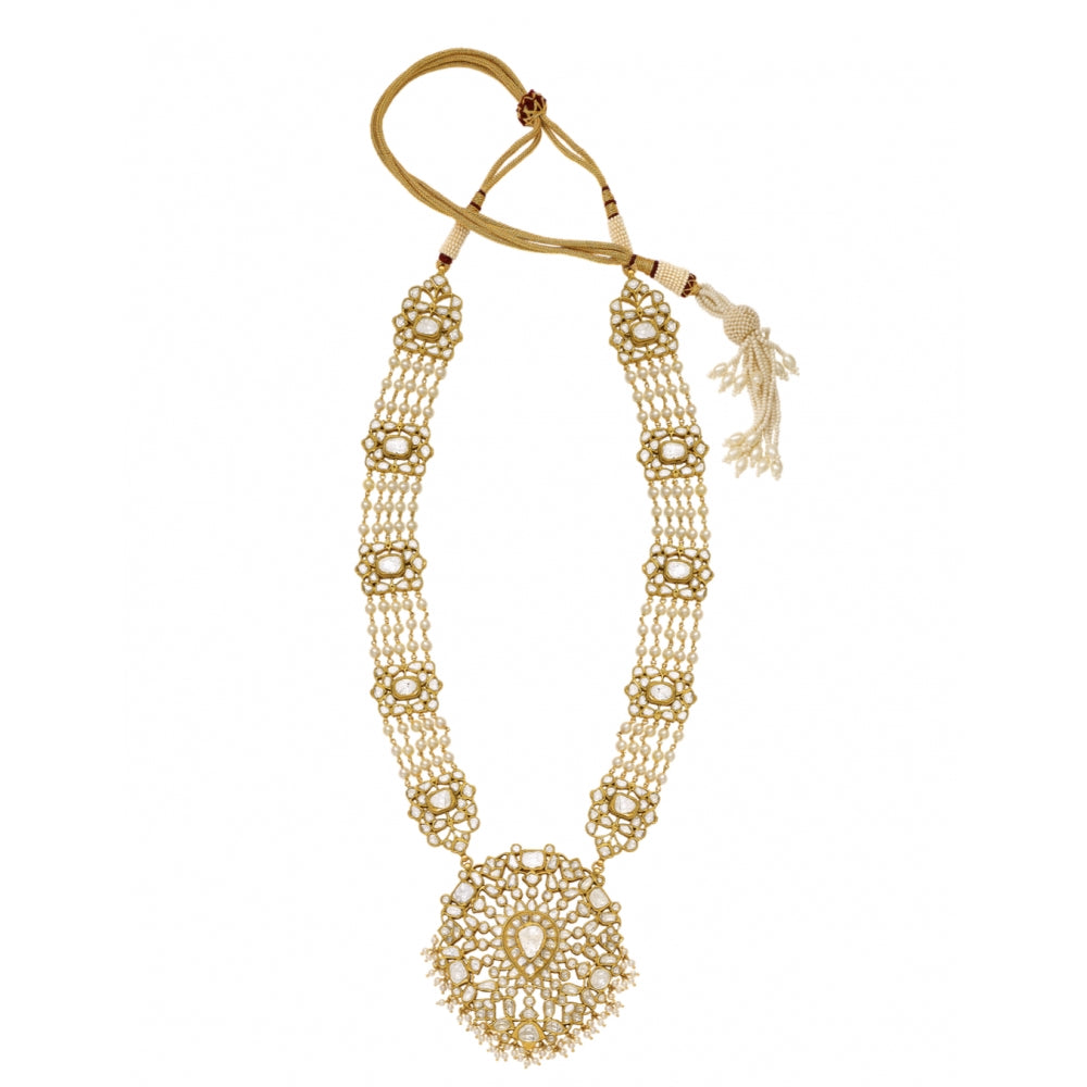 22k Handcrafted Polki Diamond Necklace Devam
