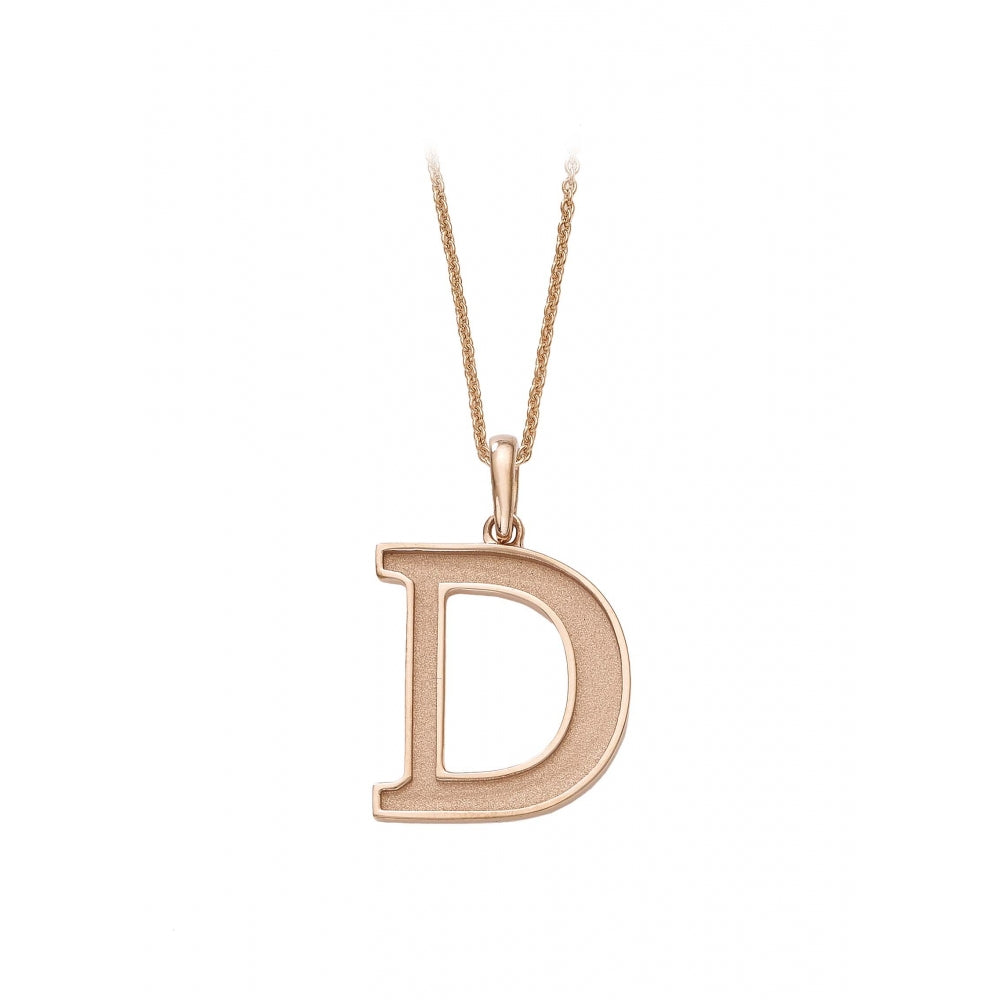 Rose Gold "D" Pendant Devam