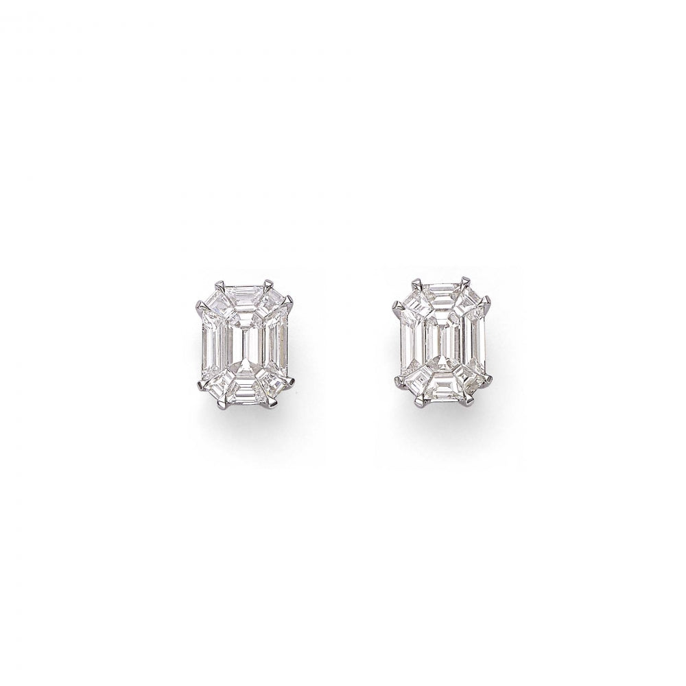 Nine Lives Interwoven Diamond Earrings (Eme 2.00 Cts) Devam