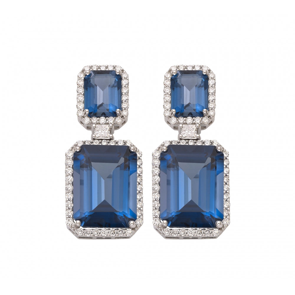 Blue Topaz & White Gold Devam