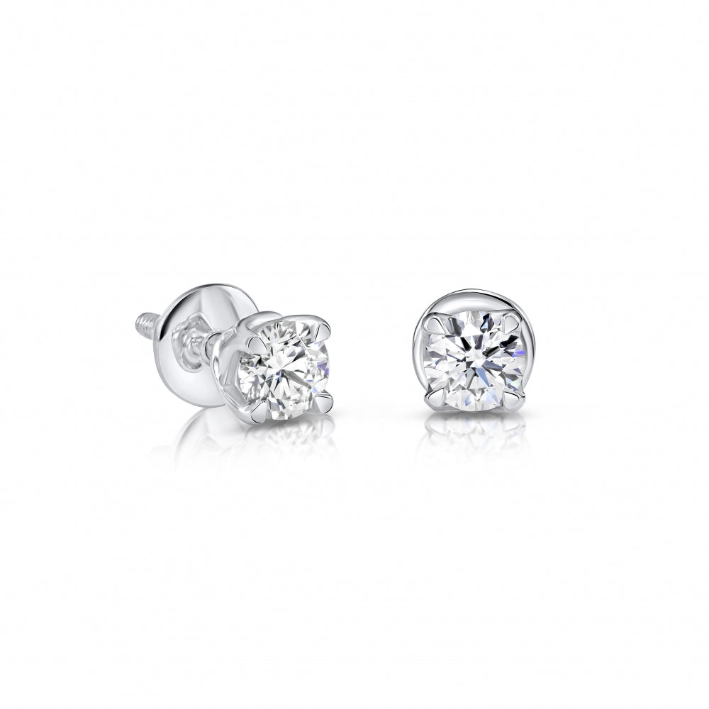 Solitaire Diamond Earrings (0.82 cts) Devam