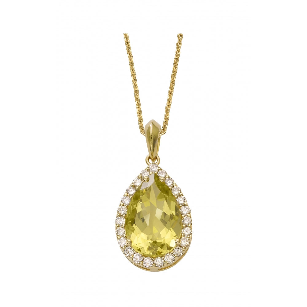 Lemon Citrine Candy Pendant Devam