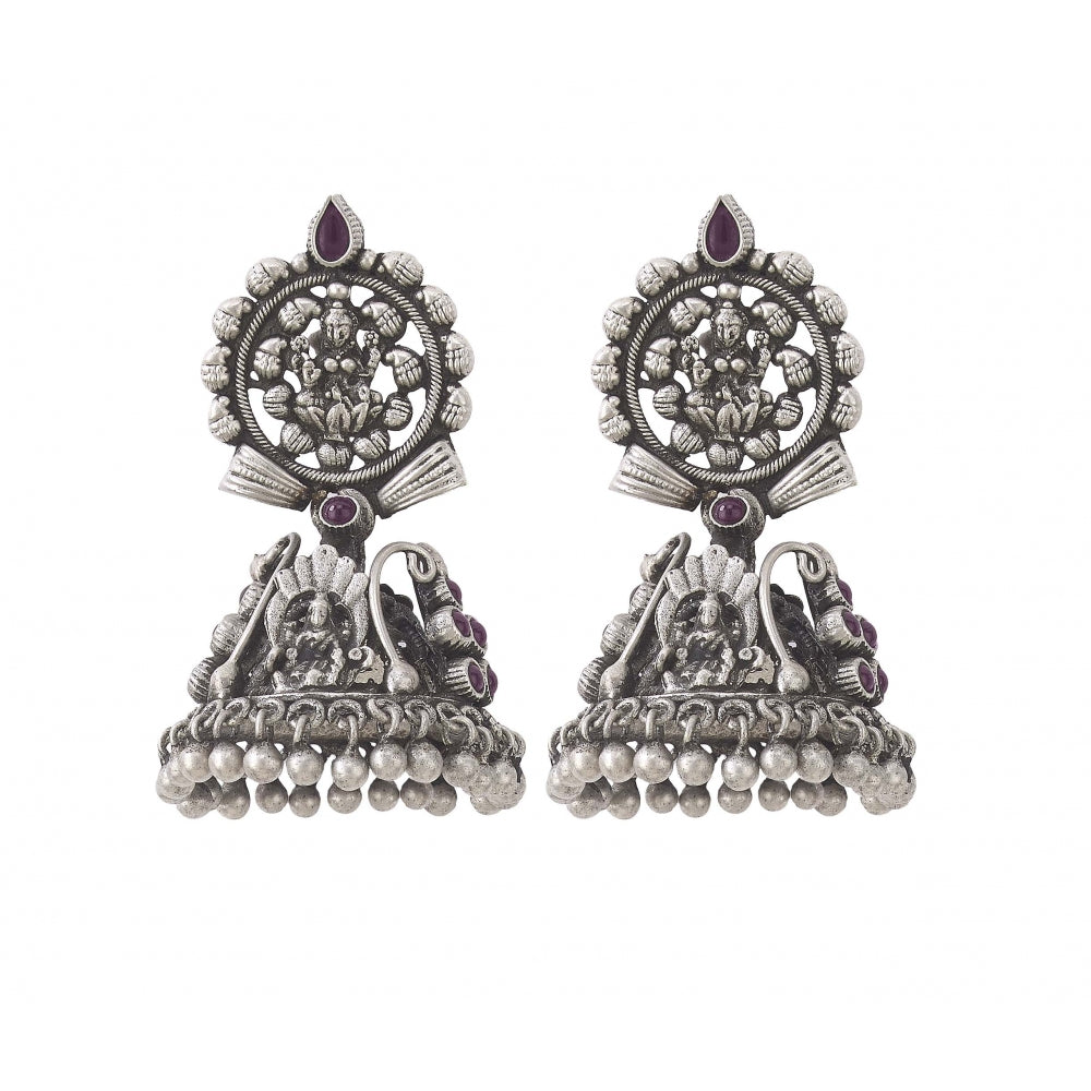 Sterling Silver Earrings With Motifs Devam