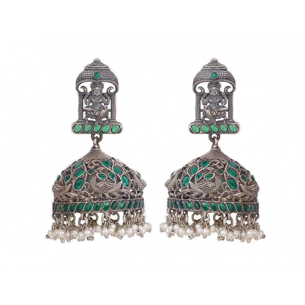 Sterling Silver Earrings With Colored Stones Devam